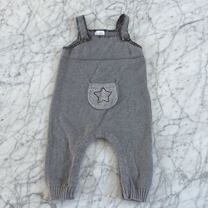 Next Baby Knit Star Patch Romper Sz 9-12 Mo